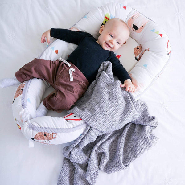 Knitted Cotton Baby Blanket