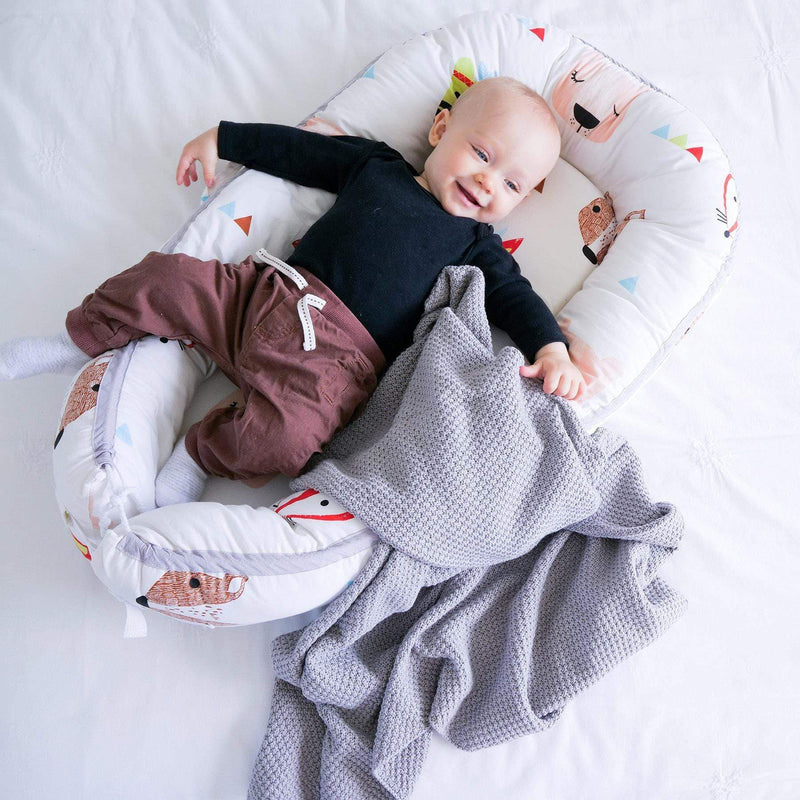 Knitted Cotton Baby Blanket